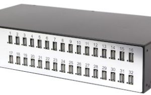 Концентратор сетевой USB, 32*USB 2.0, 1*10/100/1000 Base-T