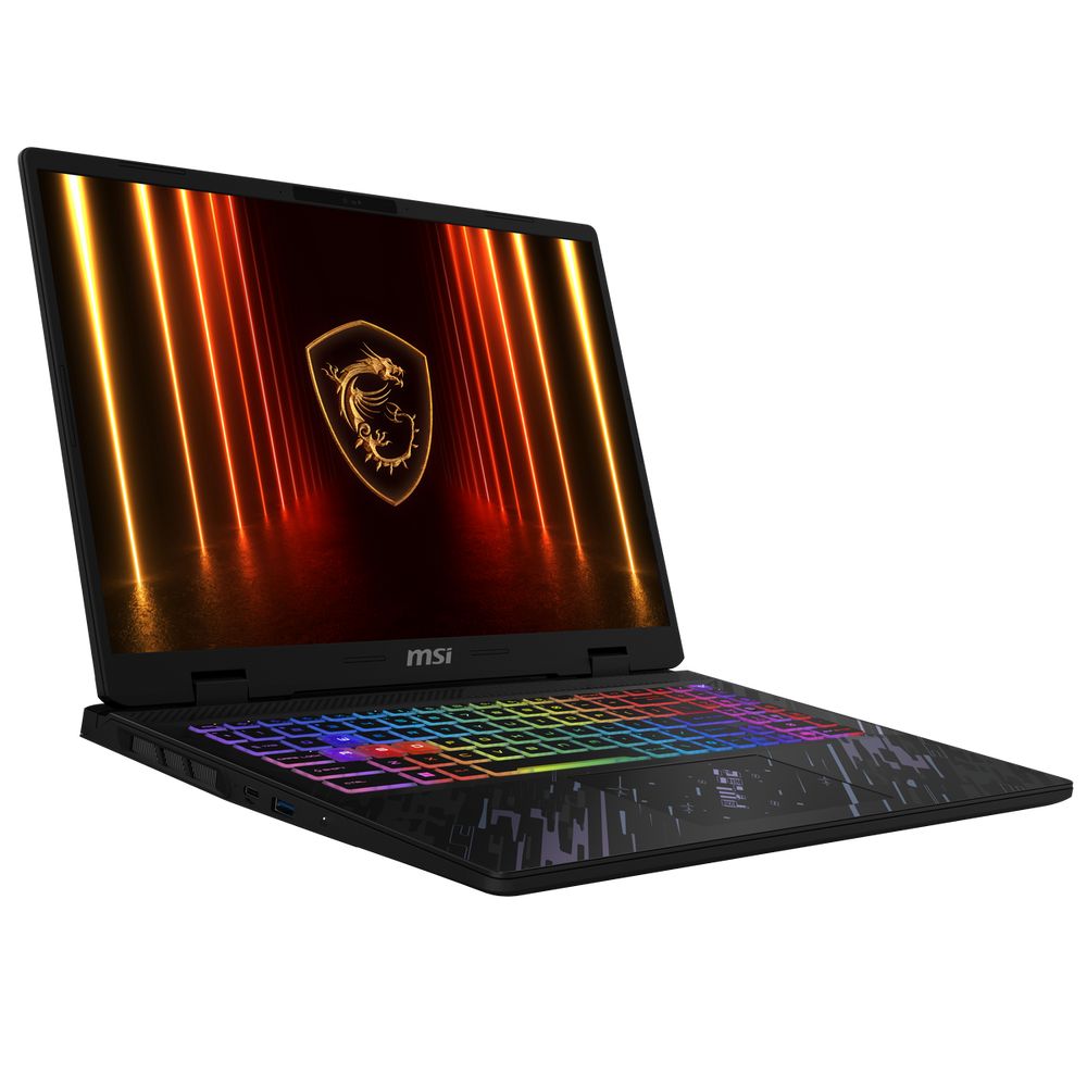 Ноутбук MSI Pulse A16 AI+ C3HWGKG-030XRU AMD Ryzen AI 7 350/32Gb (2*16 D5)/SSD1Tb/RTX5070 8Gb (115W)/16"/IPS/WQXGA/2560x1600/240Hz/NoOS/RJ-45/Black/2.5kg — изображение 6