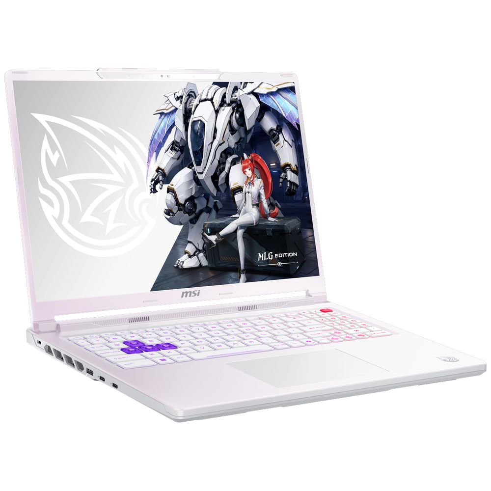 Ноутбук MSI Crosshair A16 HX MLG Edition E8WFK-090XRUY AMD Ryzen 9 8940HX/16Gb (2*8 D5)/SSD1Tb/RTX5060 8Gb (115W)/16"/IPS/WQXGA/2560x1600/240Hz/NoOS/RJ-45/White/2.3kg — изображение 3