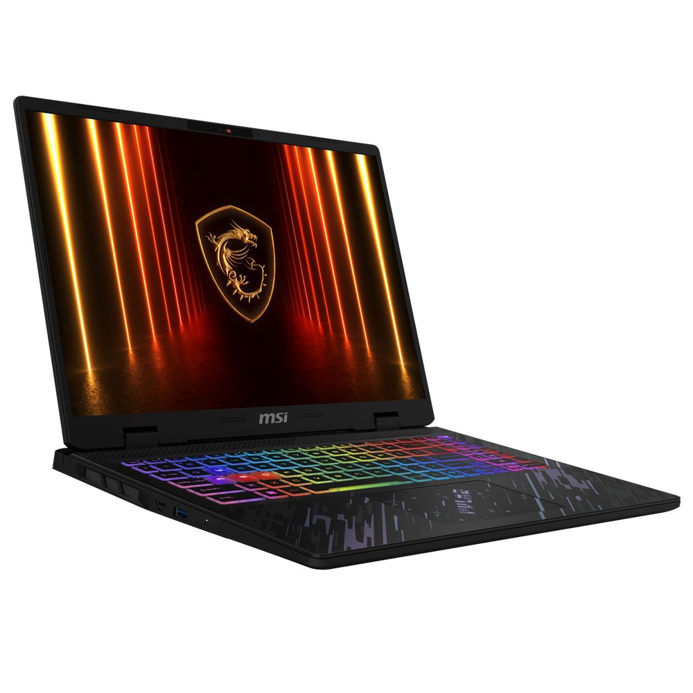 Ноутбук MSI Pulse A16 AI+ C3HWGKG-030XRU AMD Ryzen AI 7 350/32Gb (2*16 D5)/SSD1Tb/RTX5070 8Gb (115W)/16"/IPS/WQXGA/2560x1600/240Hz/NoOS/RJ-45/Black/2.5kg — изображение 5