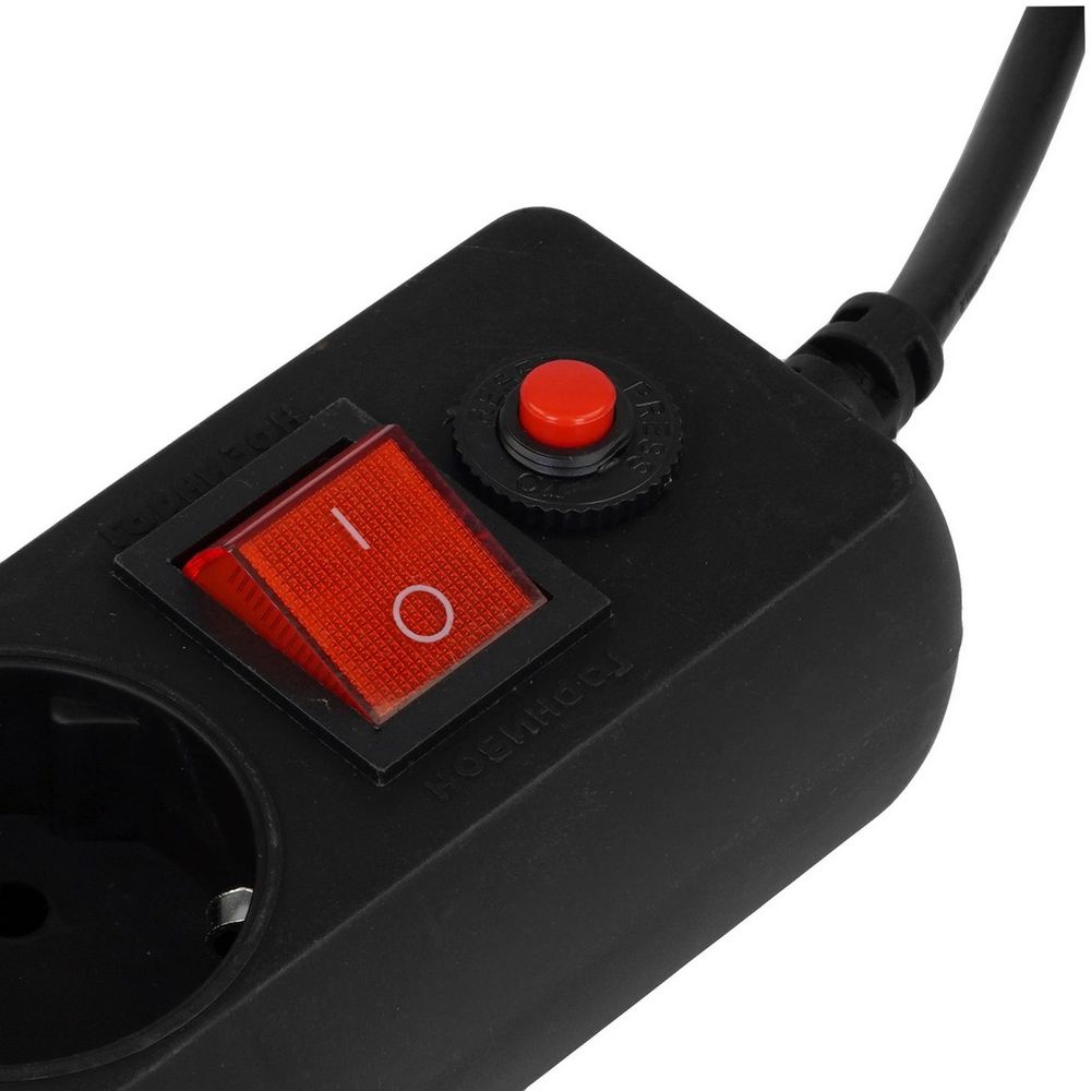 Сетевой фильтр Гарнизон ECL-5-U2-B-1.8 черный, 2 розетки USB A (12 Вт Max), 5 розеток Schuko (евро), 10А, 1,8м, ур.защиты 4, пакет — изображение 6