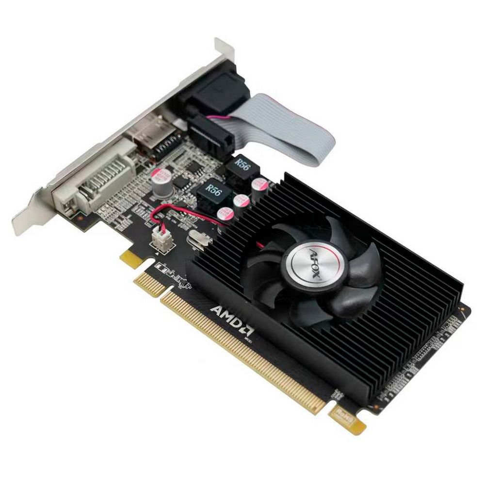 Видеокарта Afox R5 230 1GB DDR3 64bit DVI HDMI VGA 1FAN LP RTL — изображение 2