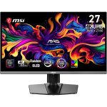 Монитор 26.5" MSI MAG 272UP QD-OLED E16   QD-OLED, 3840x2160, 165Hz, 0,03ms, 250сd/m, 1500000:1, HDR | 2xHDMI(2.1), DP(1.4a), Type-C(PD-15W) | HAS, Pivot, Swivel, InPSU, Vesa 100, Black