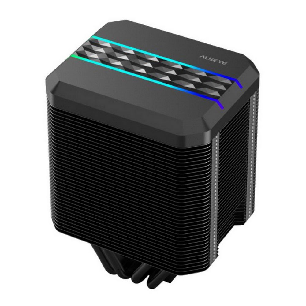 Вентилятор для процессора ALSEYE Bad Pack M90-B (M90), CPU Cooler Height 135mm, Univerasl, TDP 180W, 4x6mm heat pipe, FAN 90mm, 800~2 LGA1200/115x, AMD AM4, RTL (874715) bp — изображение 4