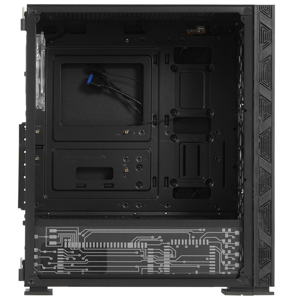 Корпус SOEYI «AX8-B20 SOEYI ATX case with black coating front panel with flat bigger mesh, without» — изображение 7