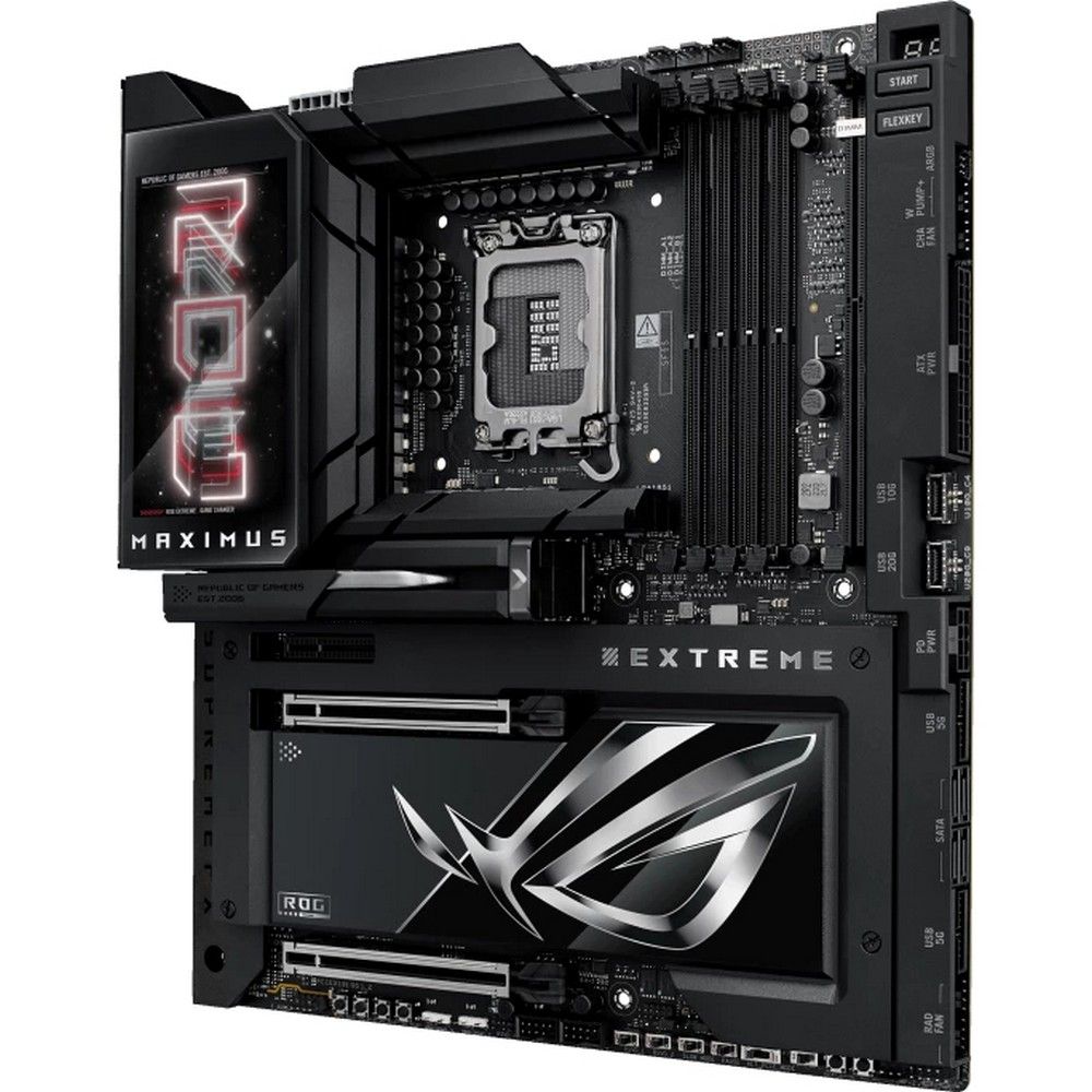 Материнская плата ASUS ROG MAXIMUS Z890 EXTREME LGA1851 E-ATX 4xDDR5 2xPCIEx16 PCIEx4 4xM.2 2xThunderbolt 2xUSB-C HDMI 2.5GLAN 10GLAN Wi-Fi 7 — изображение 5
