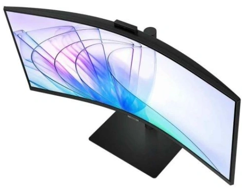 Монитор Samsung 34" S34C650VAI 1000R, 21:9, VA, UHD, 5ms, 350cd, 100Hz, HDMI, DP, USB, USB-C, LAN, SPK, CAM, HAS — изображение 4