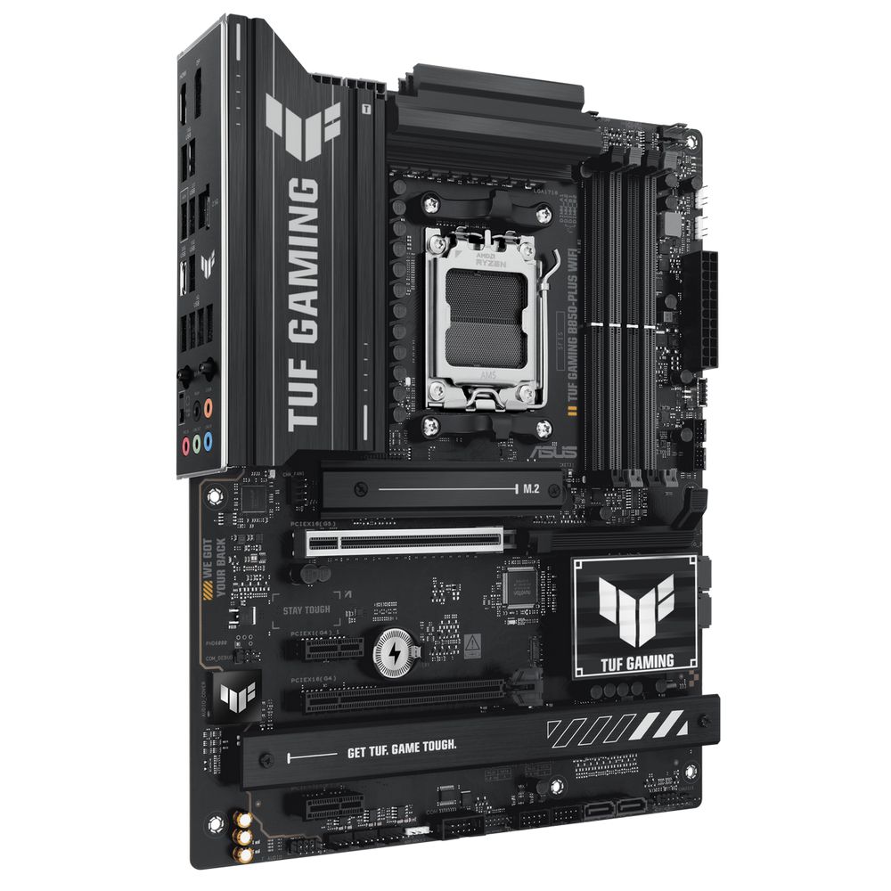 Материнская плата ASUS TUF GAMING B850-PLUS WIFI AM5 ATX 4xDDR5 2xPCIEx16 2xPCIEx1 3xM.2 USB-C DP HDMI 2.5GLAN Wi-Fi 7 — изображение 3