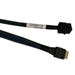 Кабель Amphenol  RSL38-2804  Slimline SASx4 (SFF8654) -to- HD MiniSAS x4 (SFF8643) 80cm,