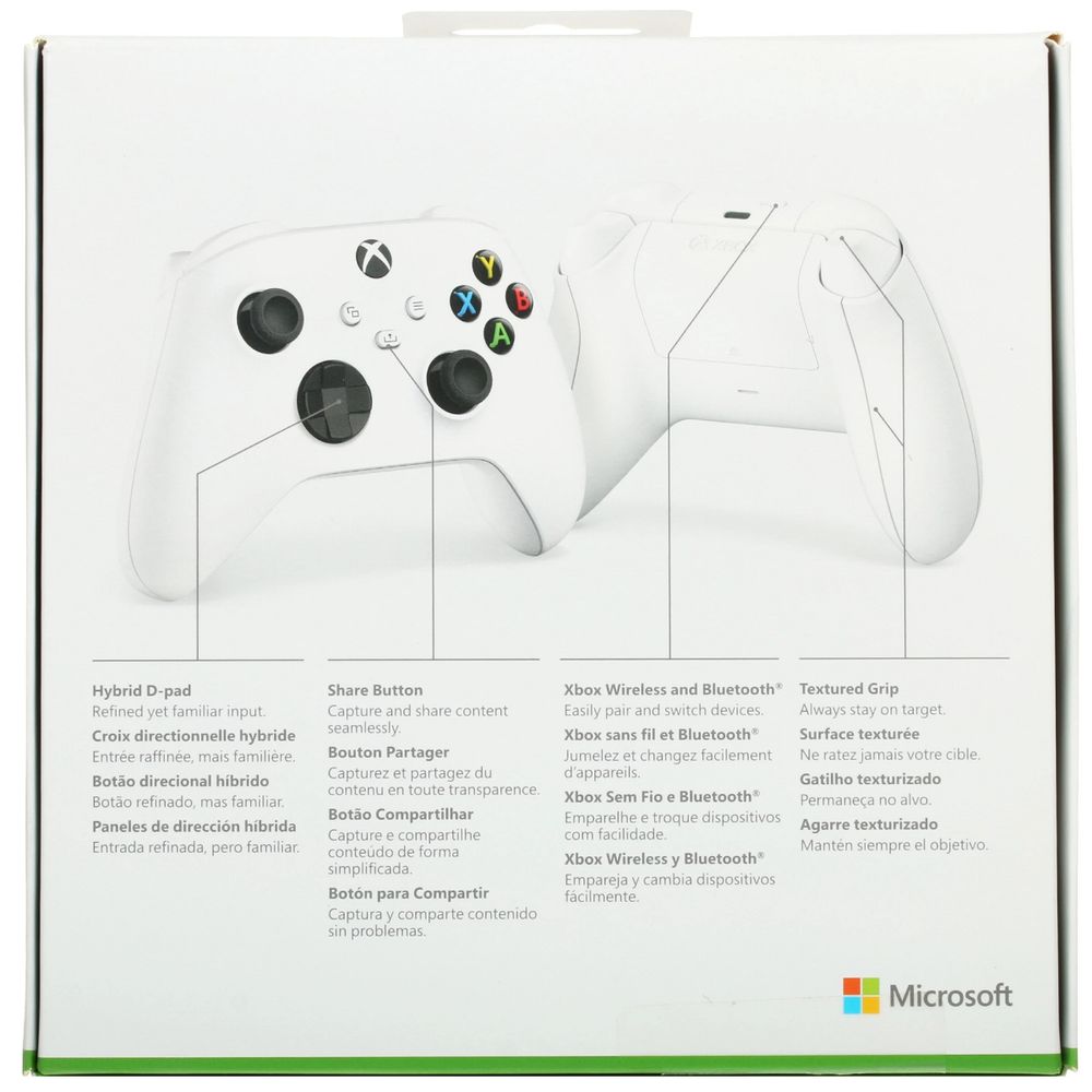 Геймпад Xbox Series X|S Wireless controller 1914 XBOX Series X, XBOX Series S, XBOX One, Windows 10/11, Android и iOS/Bluetooth (Xbox Wireless)/USB Type-C/force feedback/Robot White — изображение 6