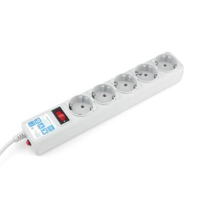 Power Cube Фильтр-удлинитель 5,0 м 5 розеток (белый) 10А/2,2кВт SPG-B-15-WHITE
