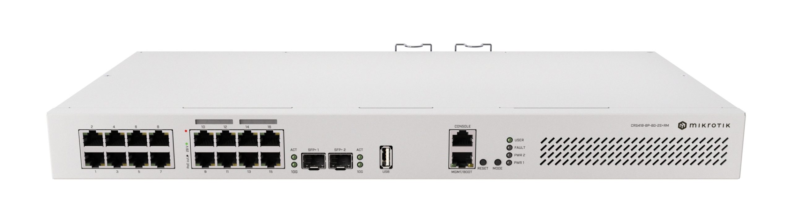Коммутатор CRS418-8P-8G-2S+RM MIKROTIK — изображение 4