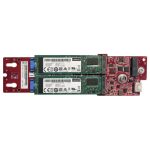 Комплектующие корпусов Lenovo ThinkSystem M.2 SATA/x4 NVMe 2-Bay Enablement Kit