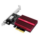 Адаптер беспроводной связи (Wi-Fi) CUDY 10G PCI Express Adapter Marvell AQC113  10Gbps PCI Express Adapter, Marvell AQC113R, 10G/5G/2.5G/1000M/100M/10M Auto Adaptive, PCI express 3.0 x4,Wake-On-LAN，Flow Control, 8 traffic classes, Data Center Bridging,Jumbo Frames (up to 16 Kbytes), Dual Bracket, Windows, Linux, NAS