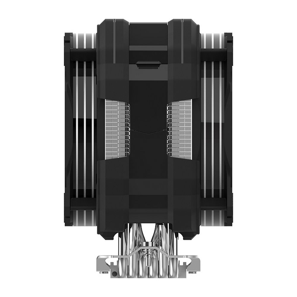 Вентилятор ALSEYE M120D (PLUS) Universal, 200W, Heat pipe 6mm*6, 120mm FAN 700;1900rpm, 73.75CFM, 41.2dBA, 8 LED, LED temperature cover RTL, (874289) — изображение 5