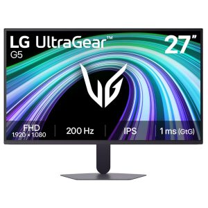 Монитор 27" LG 27G523B-B   IPS, 1920x1080, 200Hz, 1ms, 300сd/m, 1000:1, HDR10 | 2xHDMI(2.0), DP(1.4) | ExPSU, Vesa 100, Black