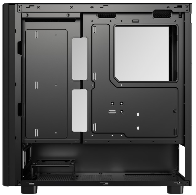 Корпус MIDITOWER WARE 510 ATX Micro-ATX Mini-ITX W/O PSU 2хUSB2.0+3.0+audio черный с окном ID-COOLING — изображение 5