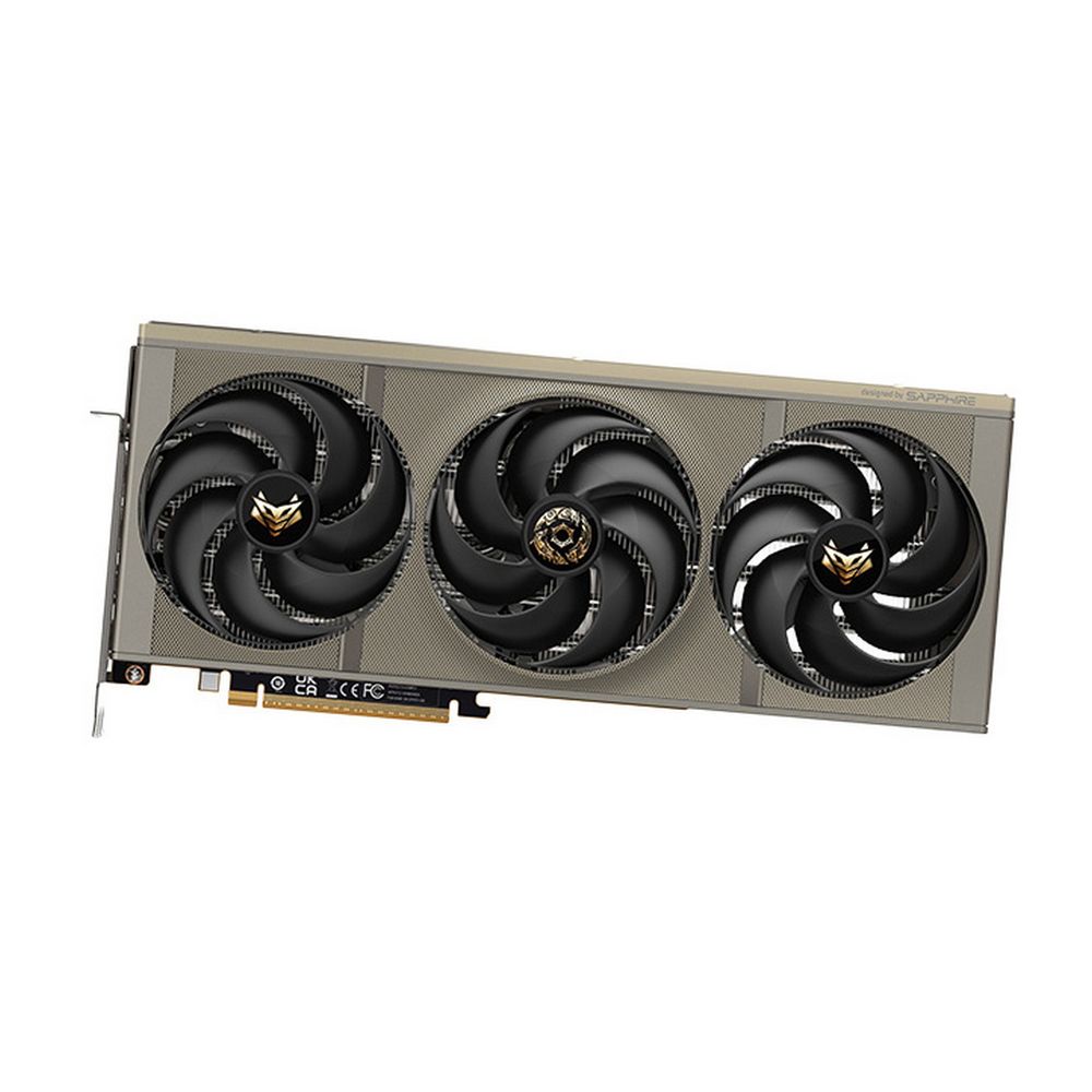 Видеокарта Sapphire RX9070XT NITRO+ OC CRIMSON DESERT EDITION 16GB GDDR6 256bit 2xDP 2xHDMI 3FAN RTL — изображение 2