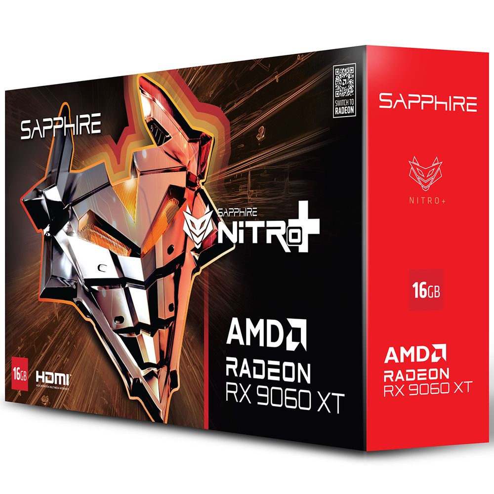 Видеокарта Sapphire RX9060XT NITRO+ OC 16GB GDDR6 128bit DP 2xHDIM 3FAN RTL — изображение 9