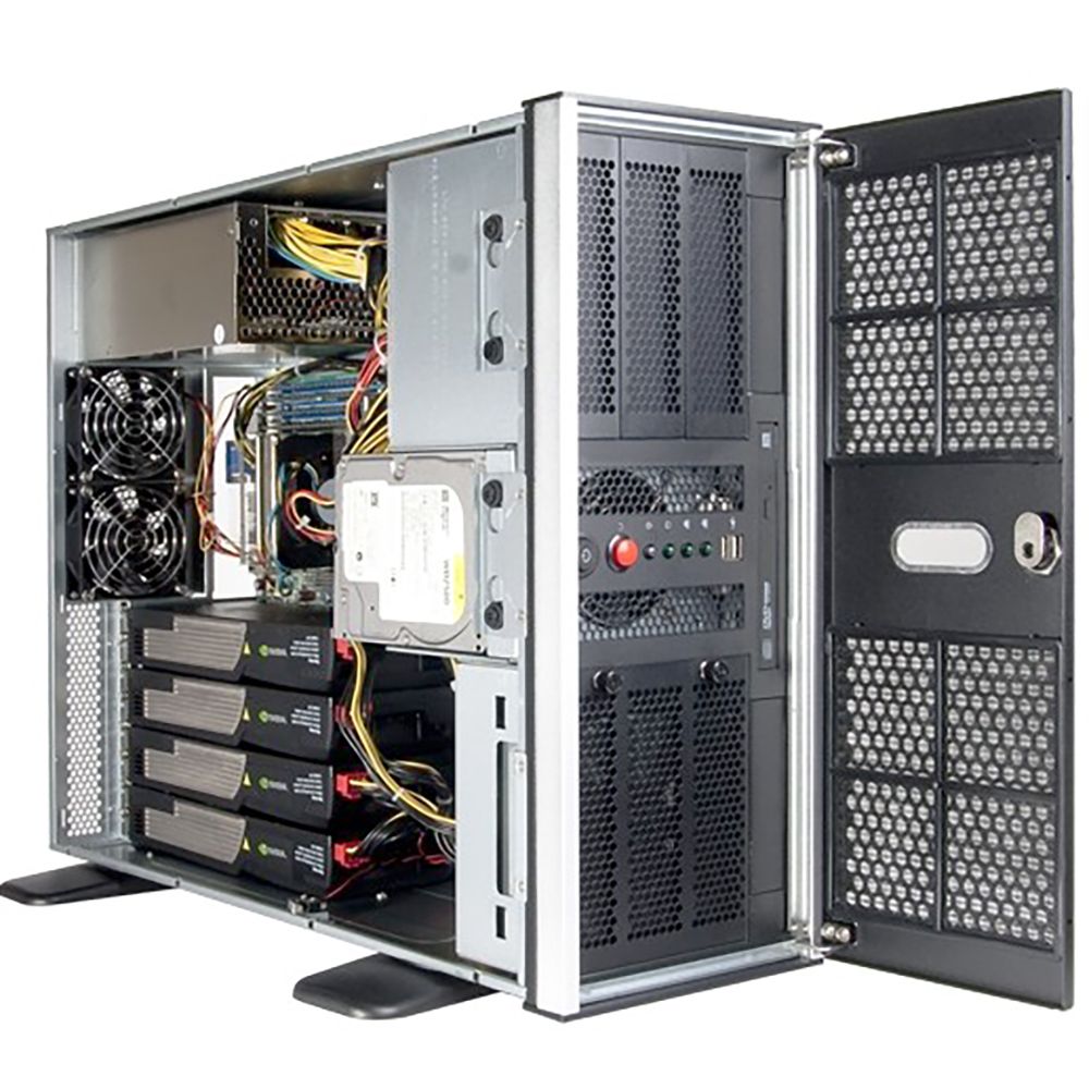 Корпус Chenbro Bad Pack RM41300H12*13729 For Tesla GPU (можно установить 4шт Tesla/Quadro), MB 12"x13", 3x5.25"+2x3.5"+4x Internal 3.5"+Slim ODD, 120mm FAN, wo PSU — изображение 10