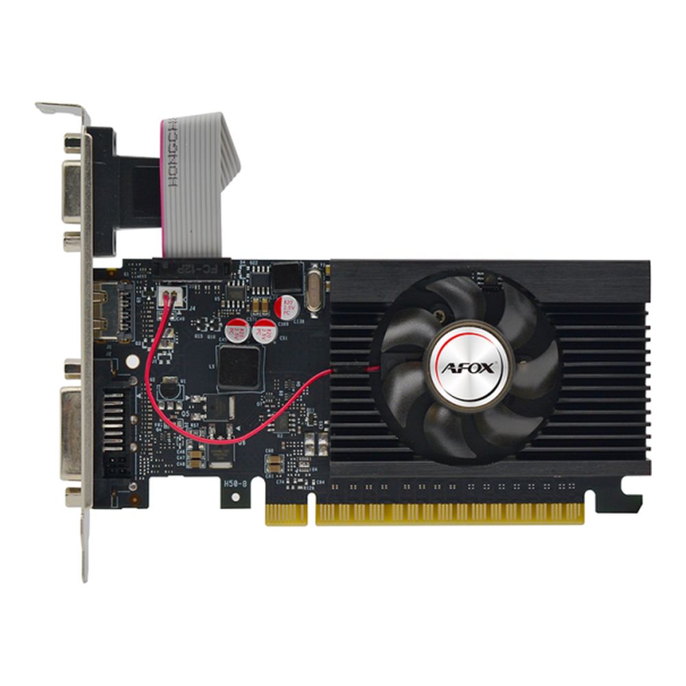 Видеокарта Afox GT710 2G DDR3 64BIT, LP Single Fan (AF710-2048D3L5-V3) RTL {30} (780520) — изображение 2