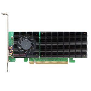 Плата расширения HighPoint SSD7502,  PCIe 4.0 x16,  Ports: 2x M.2 (2242/2260/2280/22110), Board: LowProfile, Bootable, RAID: 0,1, ADD IN CARD