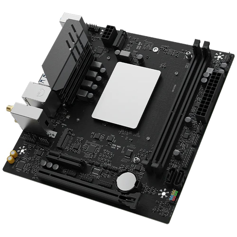 Материнская плата Maxsun MS-MoDT 230H D4 WIFI 230H, SoC, 2xDDR4, 1*PCIEx16, 1*PCIEx4, 2*M.2, 6*USB3.2Gen1, 6*USB2.0, 2*SATA3.0, 1G, M-ATX, OEM — изображение 3