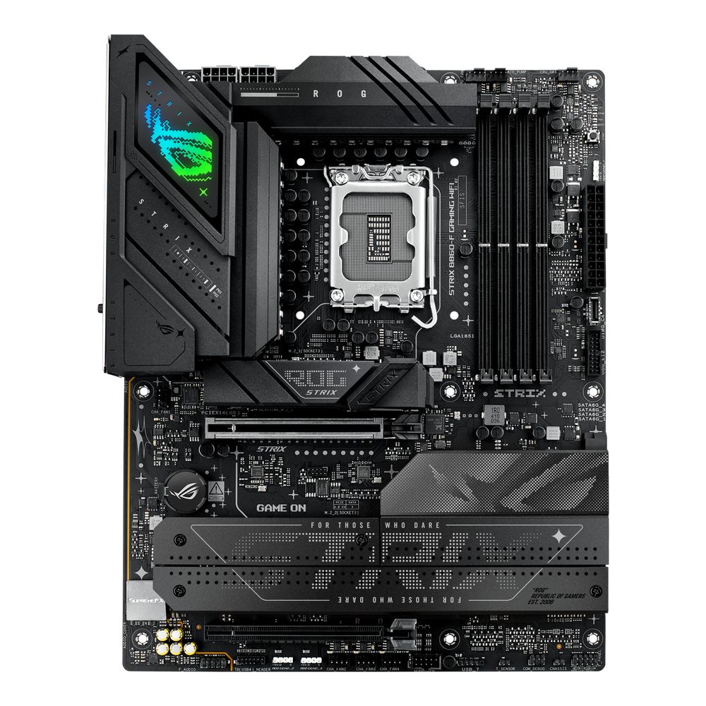 Материнская плата ASUS ROG STRIX B860-F GAMING WIFI LGA1851 ATX 4xDDR5 2xPCIEx16 4xM.2 Thunderbolt USB-C DP HDMI 2.5GLAN Wi-Fi 7 — изображение 2