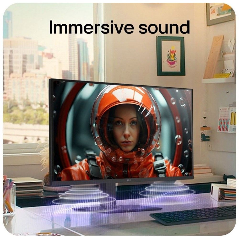 Монитор 31.5" LG 32U720A-B VA, 3840x2160, 60Hz, 5ms, 250сd/m, 3000:1, HDR10 | 2xHDMI(2.0), DP(1.4), Type-C(PD-90W), 2xUSB3.0 | HAS, Swivel, ExPSU, Speakers, Vesa 100, Black — изображение 17