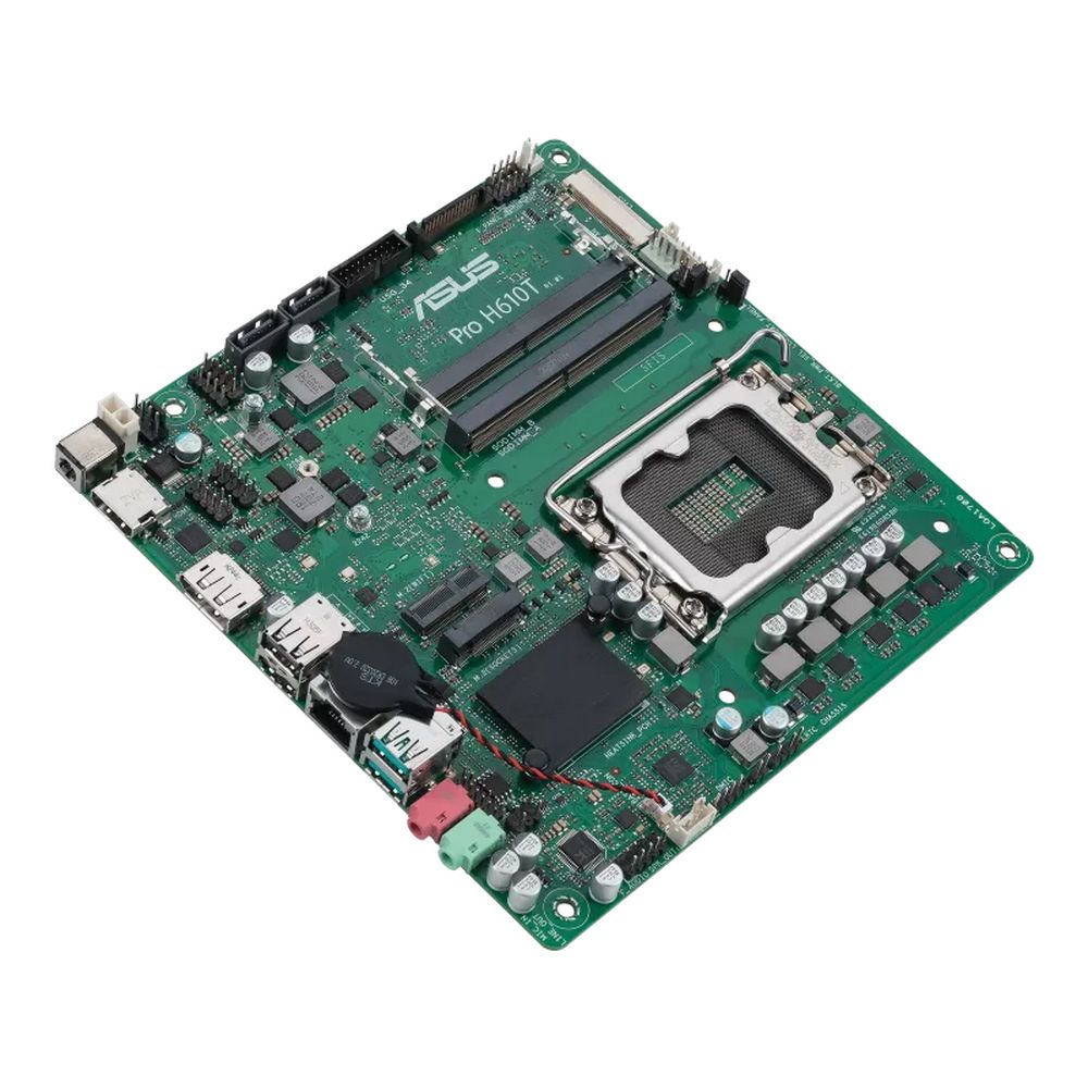 Материнская плата ASUS PRO H610T-CSM LGA1700 mini-ITX 2xDDR5 M.2 DP HDMI GLAN — изображение 4