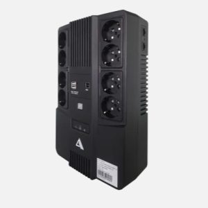 VL-LTM-1000 — ИБП. Л-И. 1000ВА/600Вт. Вход:220В. AVR:162-290В. Вых.:220В±10%. 50/60±1Гц. АКБ 1*12В/10Ач. Вых.разъёмы:4*Schuko CEE7/4+4*Schuko CEE7/4(без бат. поддержки)+2*USB(A). Светодиодная индикация. Напольный.