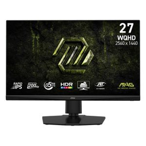 Монитор 27" MSI MAG 272QPF E20  Rapid IPS , 2560x1440, 200Hz, 0,5ms, 300сd/m, 1000:1, HDR | HDMI(2.0b), DP(1.4a) | HAS, Pivot, Swivel, InPSU, Vesa 100, Black