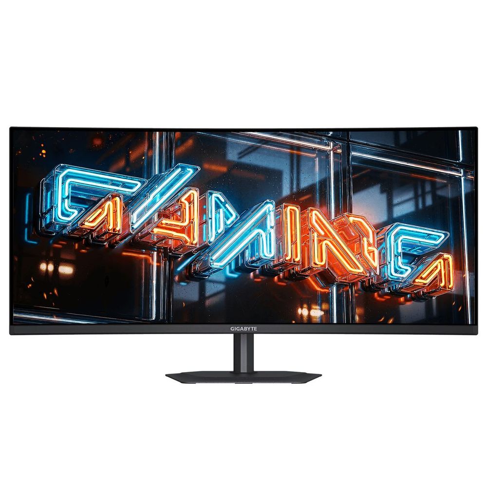 Монитор 34" Gigabyte MO34WQC36 EK Black (QD-OLED, 3440 x 1440, 360Hz, 0,03мс, 300 cd/m (1300cd/m пиковая) 2хHDMI 2.1, DP 2.1, 3xUSB3.2, USB Type-C 18W), HAS-130mm — изображение 2