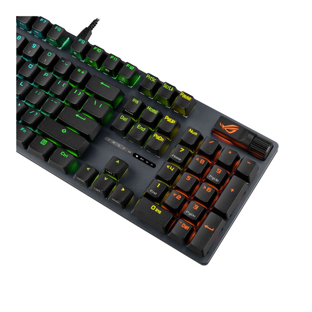 Клавиатура ASUS XA14 ROG STRIX SCOPE II X NX Snow V2 ABS 100% USB — изображение 5