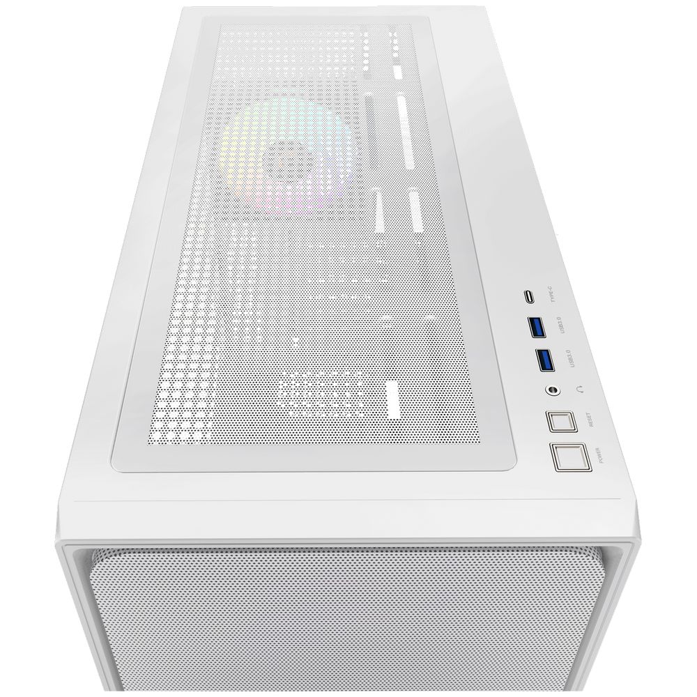 Корпус для ПК Ocypus Delta-C70-WHG400XX-GL Case Delta C70 WH ARGB EATX / win / white / 4 ARGB fans / no PSU — изображение 7