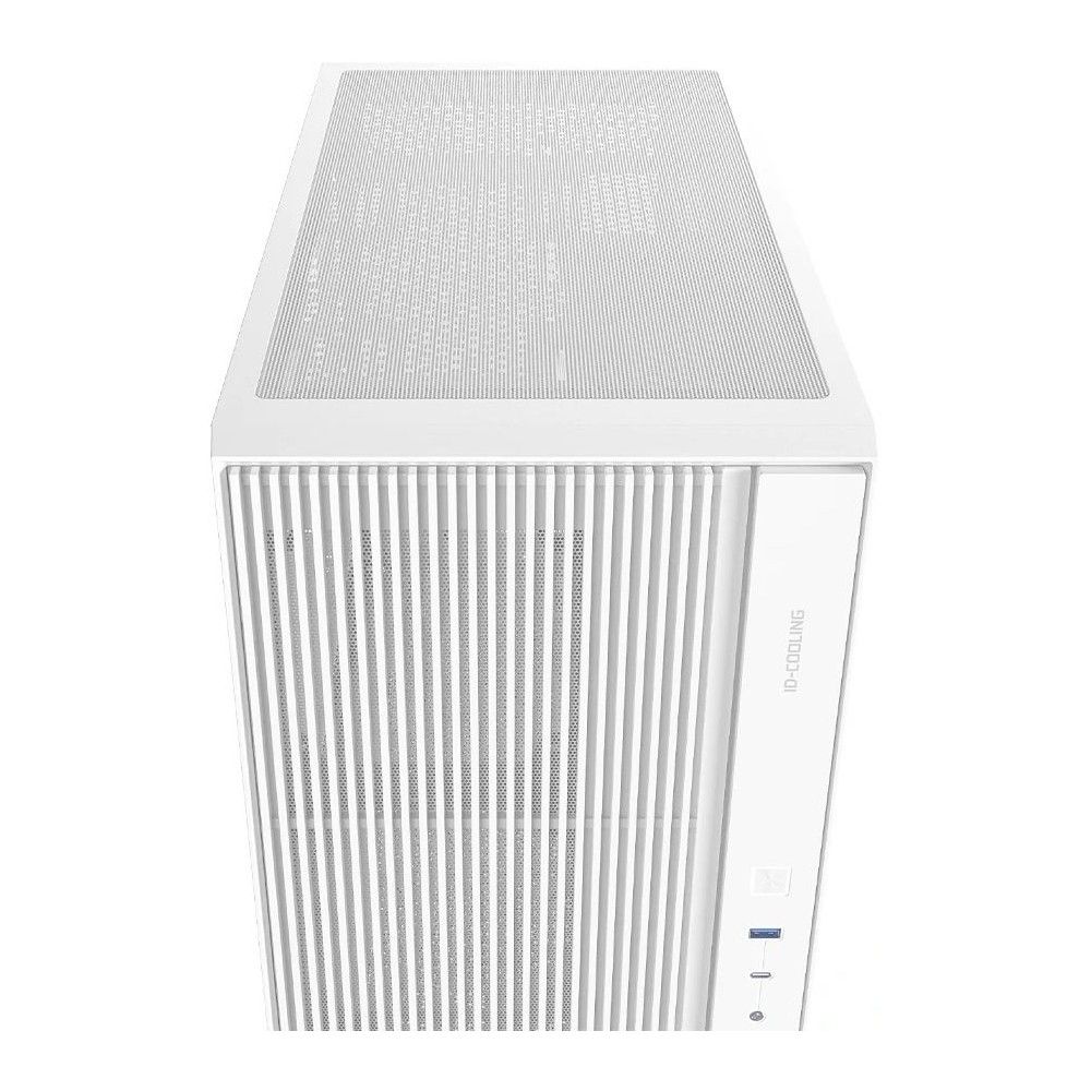 Корпус Case ID-Cooling FLOW 500 AIR White mATX/win TG/2 fans/Gen2 Type C/CPU 180mm/GPU 403mm/ no PSU — изображение 6