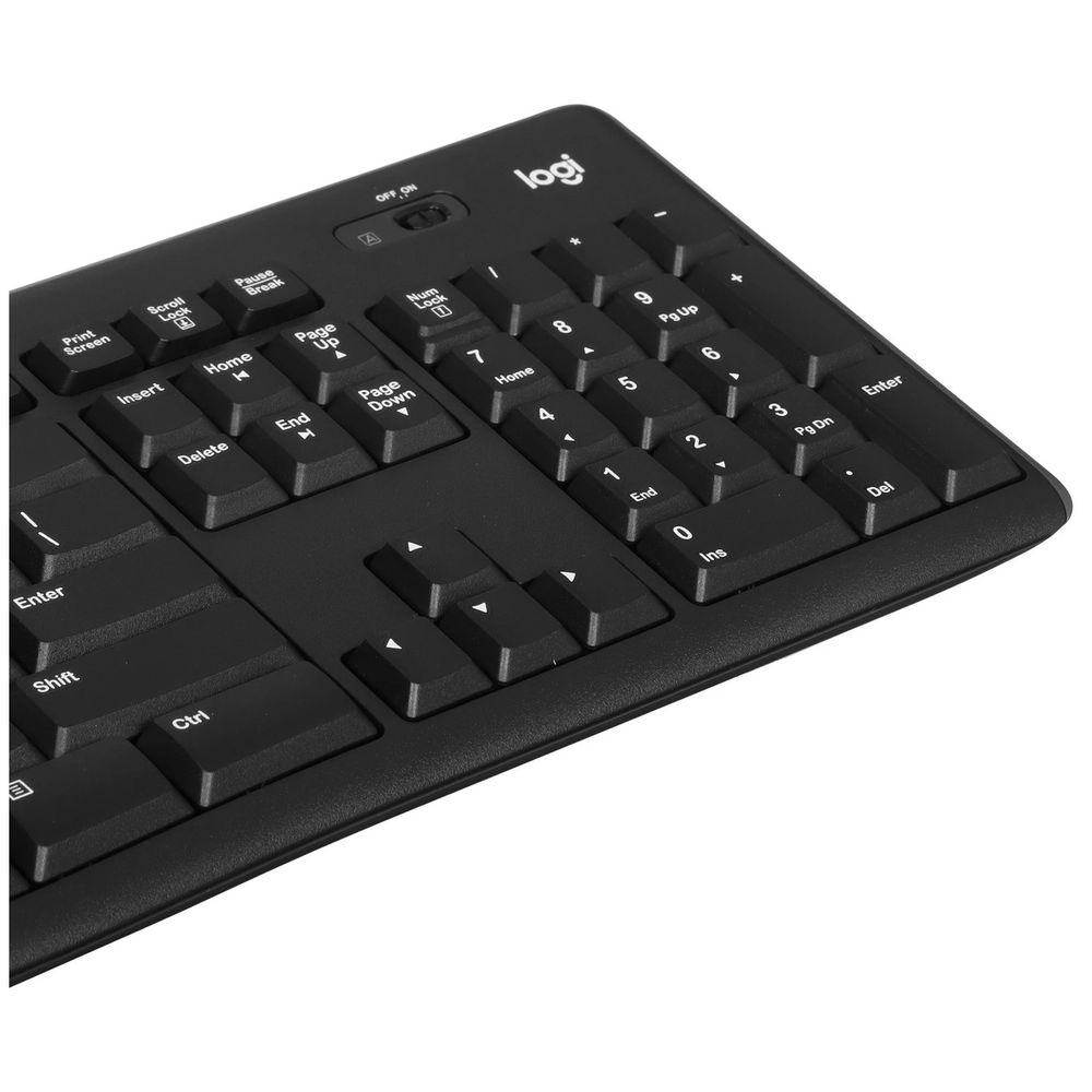 Комплект беспроводной клавиатура+мышь Logitech MK270 Black, оригинальная заводская РУС гравировка — изображение 4