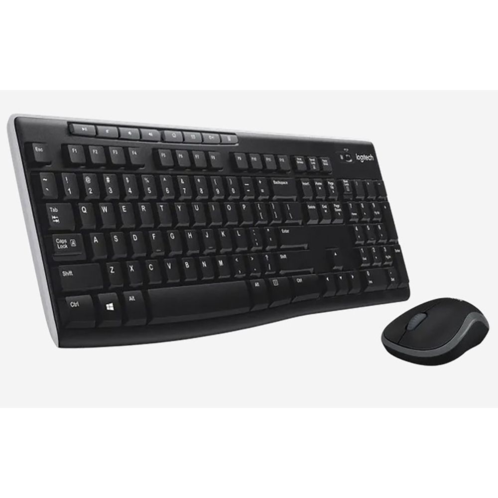 Комплект клавиатура и мышь Logitech MK270 |920-004518| клавиатура черная, 112 клавиш с защитой от воды, |920-004518| мышь черная, оптическая, 1000dpi, 3 кнопки, 2.4GHz, USB-ресивер (039247) {6} — изображение 2