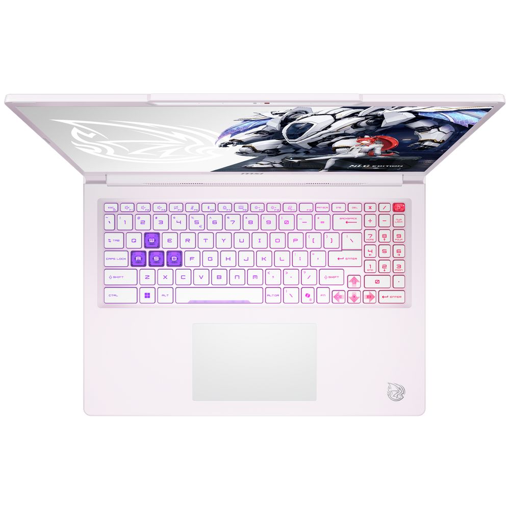 Ноутбук MSI Crosshair A16 HX MLG Edition E8WFK-090XRUY AMD Ryzen 9 8940HX/16Gb (2*8 D5)/SSD1Tb/RTX5060 8Gb (115W)/16"/IPS/WQXGA/2560x1600/240Hz/NoOS/RJ-45/White/2.3kg — изображение 4