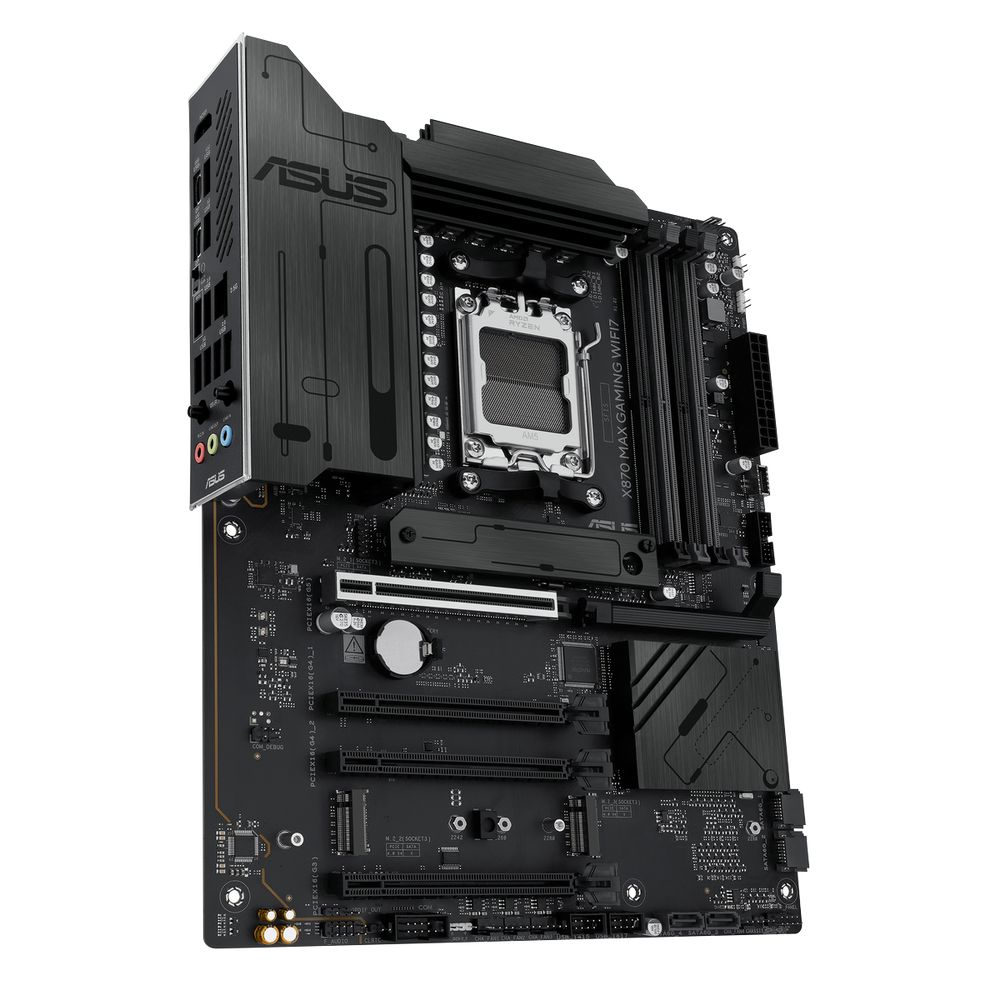 Материнская плата ASUS X870 MAX GAMING WIFI7 AM5 ATX 4xDDR5 4хPCIEx16 PCIEx1 4xM.2 2xUSB-C HDMI 2.5GLAN Wi-Fi 7 — изображение 5