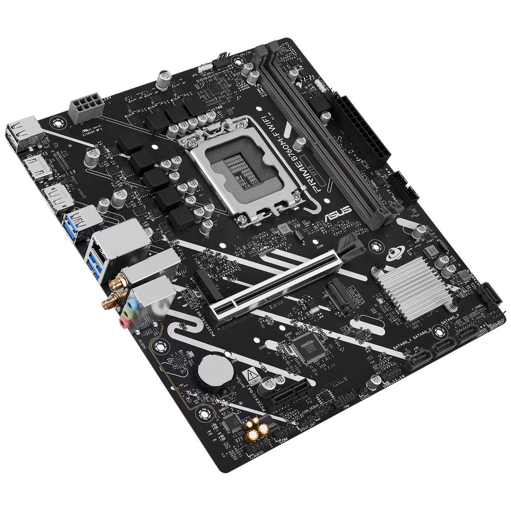 Материнская плата ASUS PRIME B760M-F WIFI LGA1700 mATX 2xDDR5 PCIEx16 PCIEx1 2xM.2 DP HDMI GLAN Wi-Fi 6 — изображение 6