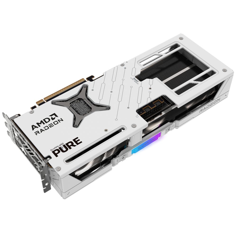 Видеокарта Sapphire RX9070XT PURE OC 16GB GDDR6 256bit 2xDP 2xHDMI 3FAN RTL — изображение 7