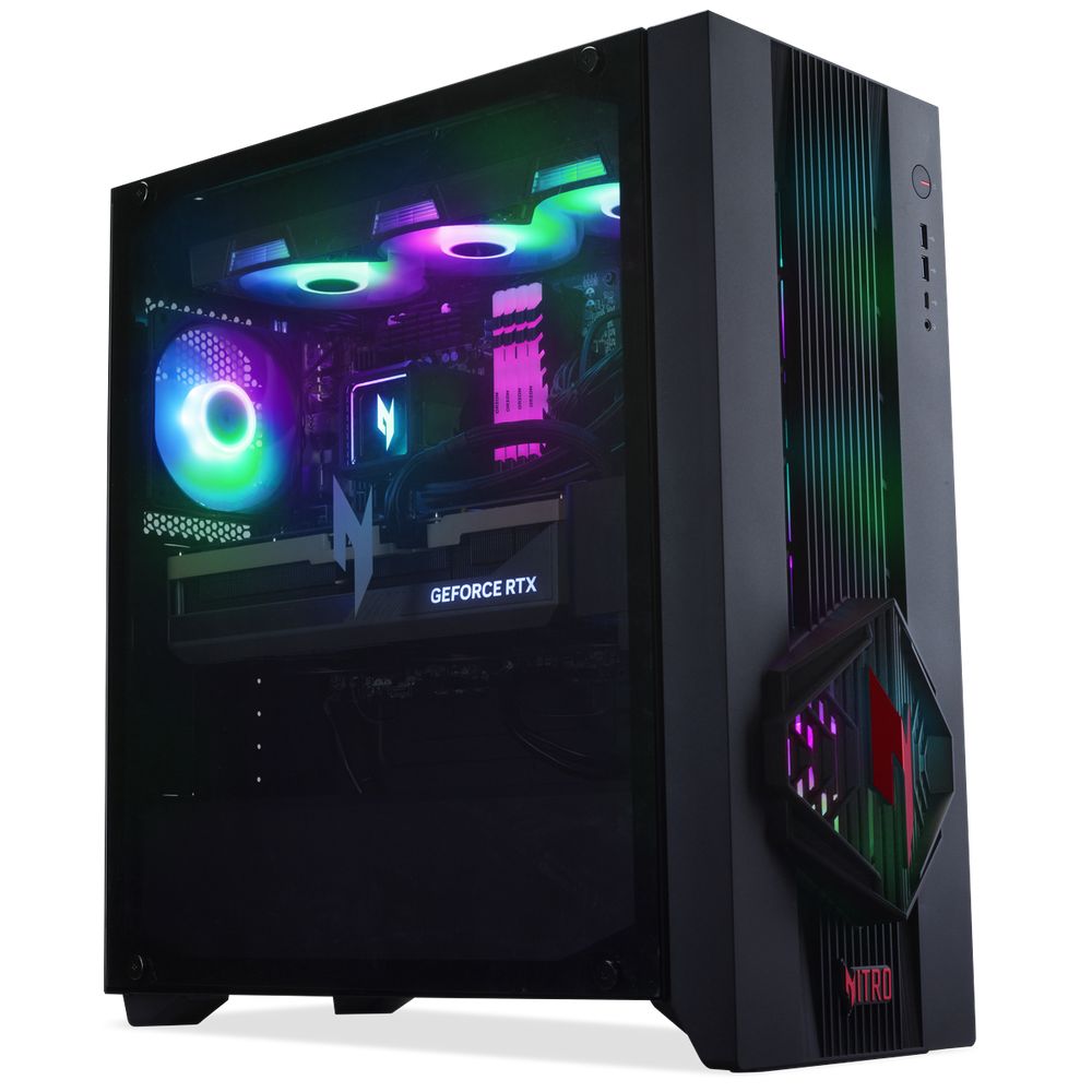 Настольный ПК Acer Nitro 70 N70X3D-100 AMD Ryzen 9 9950X3D/32Gb/SSD1Tb/RTX5080 16Gb/PSU 1200W/NoOS/Black (DG.E5ACD.006) — изображение 10