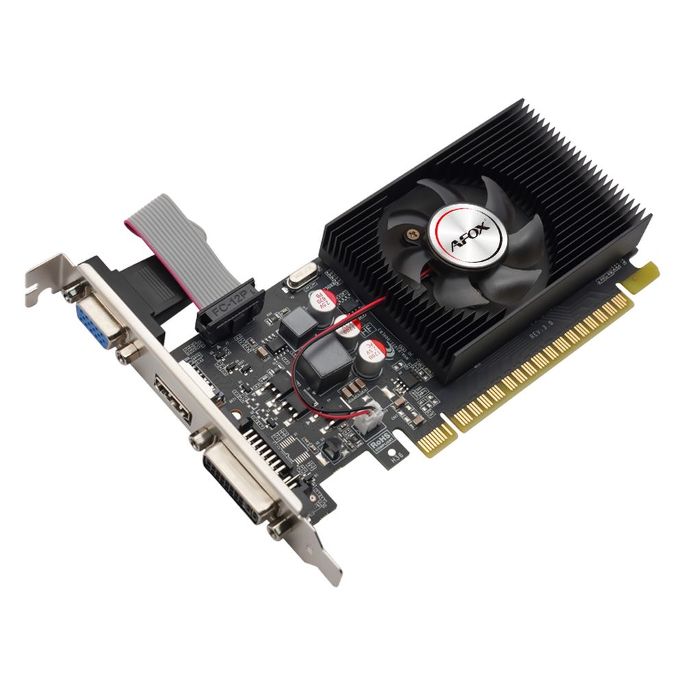 Видеокарта Afox GT240 1GB DDR3 128bit VGA DVI HDMI 1FAN LP RTL — изображение 4