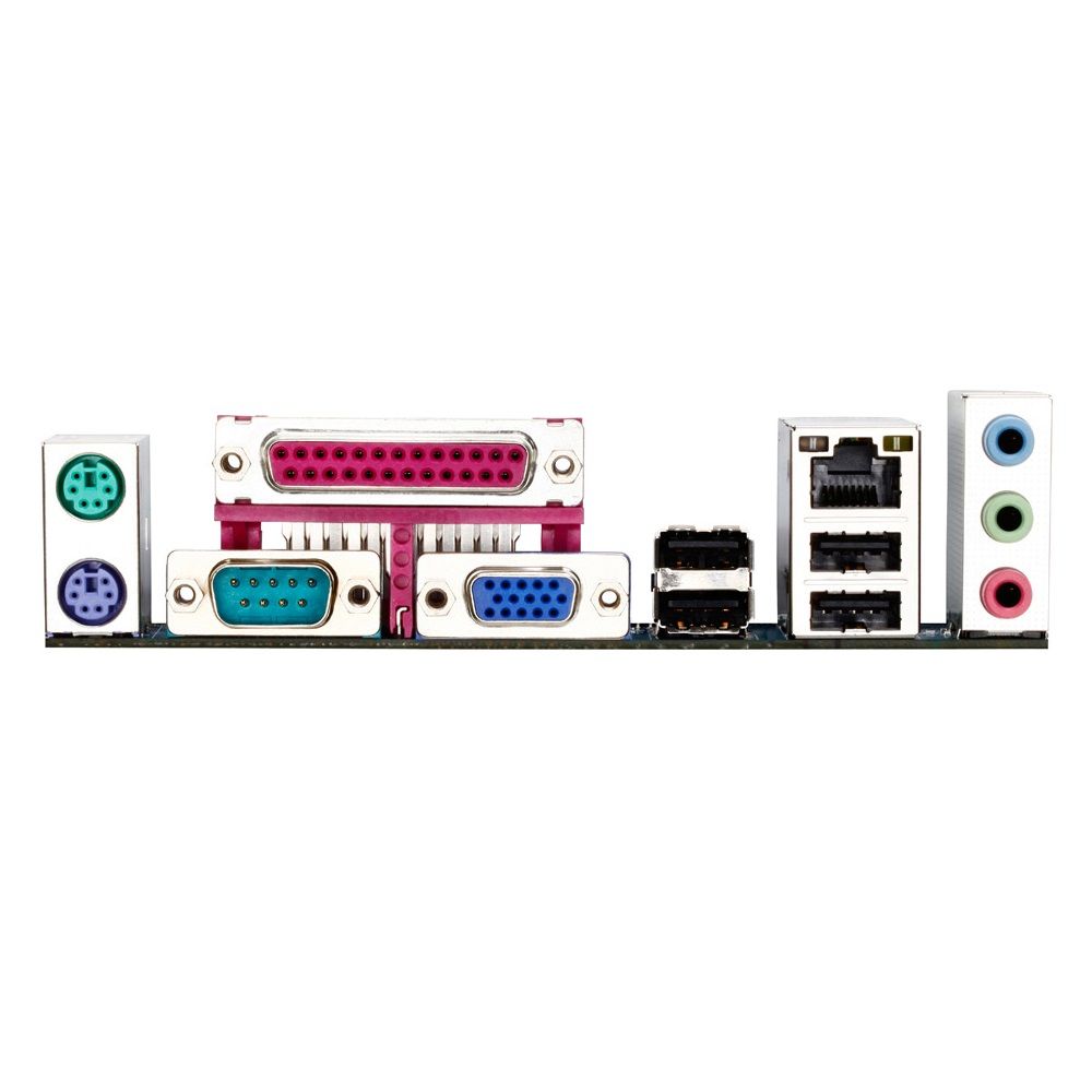 Материнская плата Gigabyte GA-G41M-COMBO-GQ, Socket 775, Intel®G41+ICH7, 2xDDR3-1066+2xDDR2-1066, D-SUB, 1xPCI-Ex16, 1xPCI-Ex1, 2xPCI, 4xSATA2, 1xIDE, 6 Ch Audio, GLan, (4+4)xUSB2.0, COM, LPT, 2xPS/2, mATX, BOX {10} — изображение 4