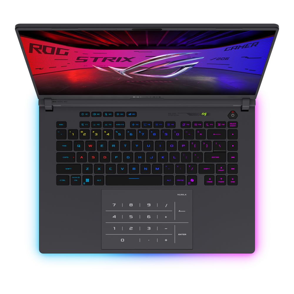 Ноутбук ASUS ROG Strix G16 G615LR-RV141 Intel Core Ultra 9 275HX/32Gb (2*16 D5)/SSD1Tb/RTX5070 Ti 12Gb (140W)/16"/IPS/WUXGA/1920x1200/165Hz/NoOS/RJ-45/Grey/2.65kg — изображение 5