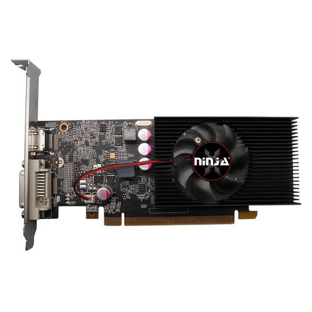 Видеокарта Ninja (Sinotex) GT1030 2GB 64bit GDDR5 DVI HDMI 1FAN RTL — изображение 2