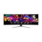 Монитор 49" MSI MPG 491CQP QD-OLED Curved  QD-OLED, 5120x1440, 144Hz, 0,03ms, 250сd/m, 1500000:1, HDR | 2xHDMI(2.1), DP(1.4a), Type-C(PD-90W), 2xUSB2.0 | HAS, Swivel, InPSU, Vesa 100, Black