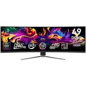 Монитор 49" MSI MPG 491CQPX QD-OLED Black