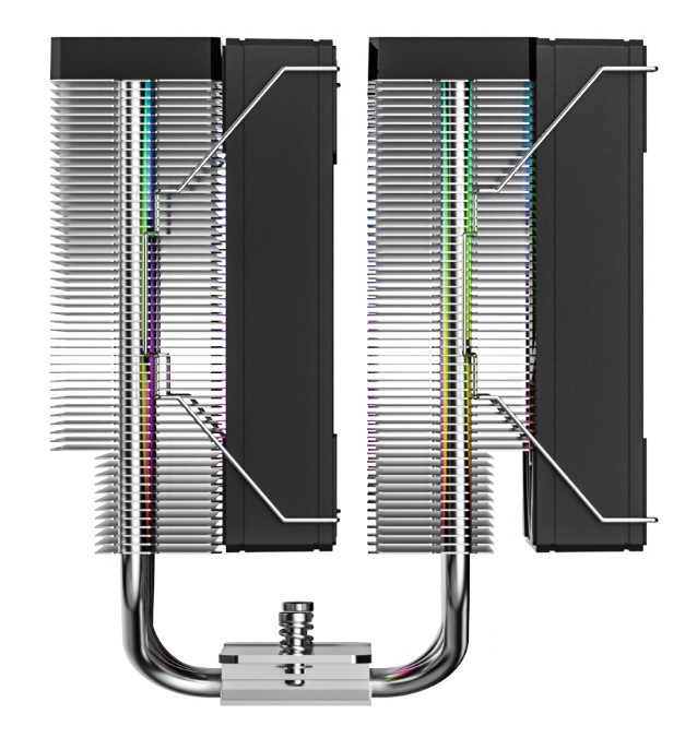 Кулер для процессора 260W S_MULTI 4pin PWM 2x12cm fan FROZN A620 PRO SE ARGB ID-COOLING — изображение 5